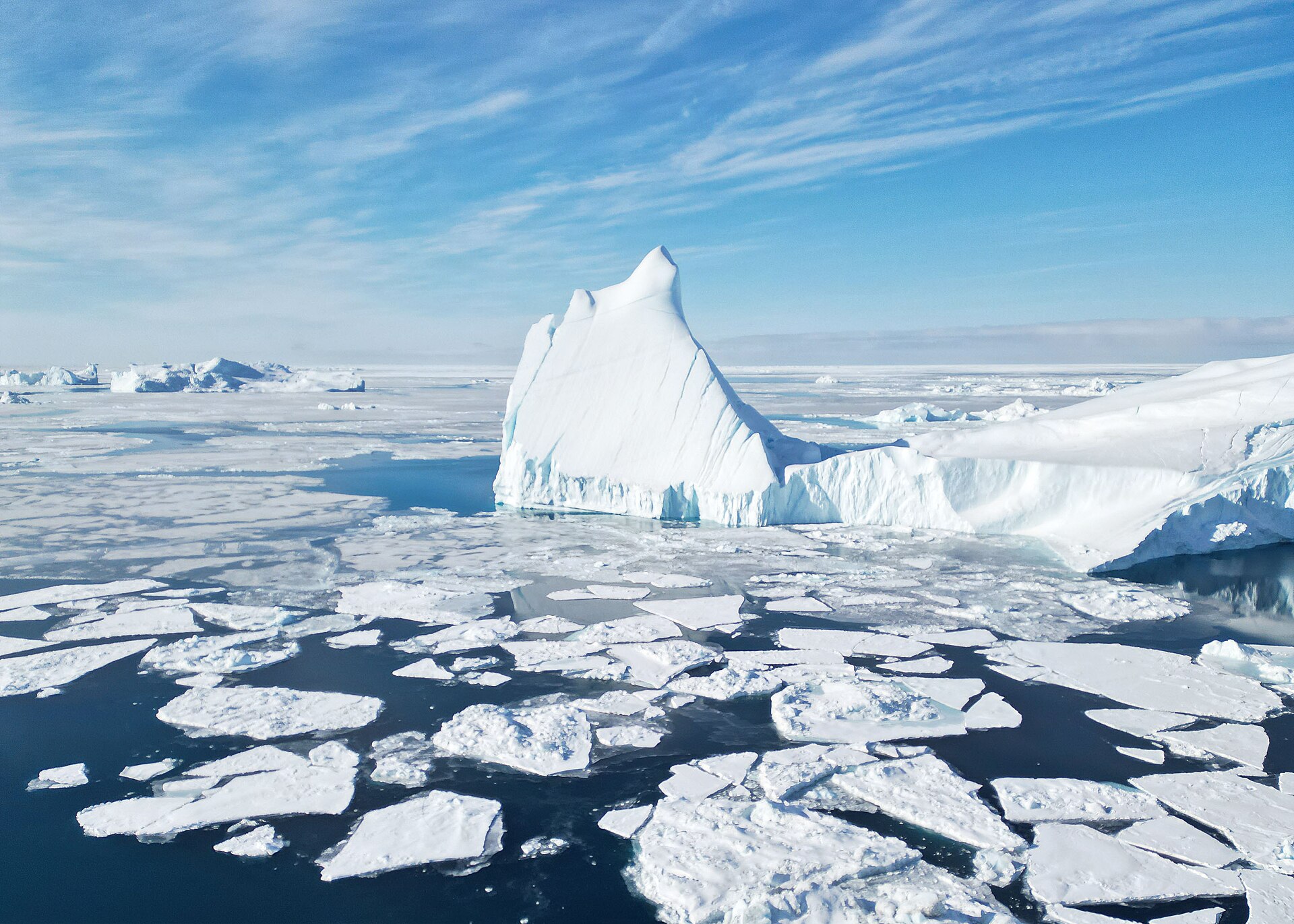 Eisberge im Ilulissat-Eisfjord, Grönland