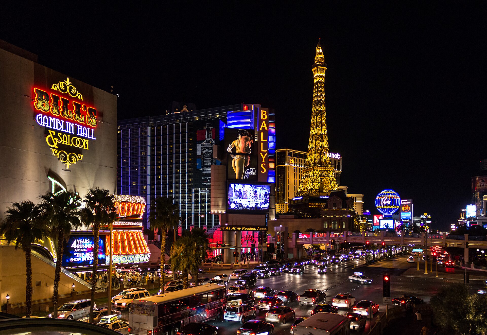 Der Las Vegas Strip bei Nacht