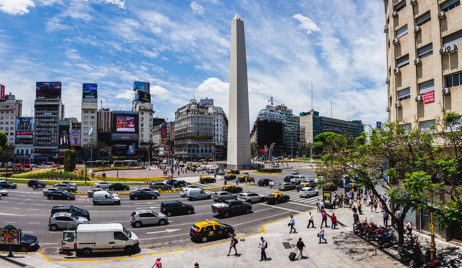 Der Obelisk in Buenos Aires, Argentinien