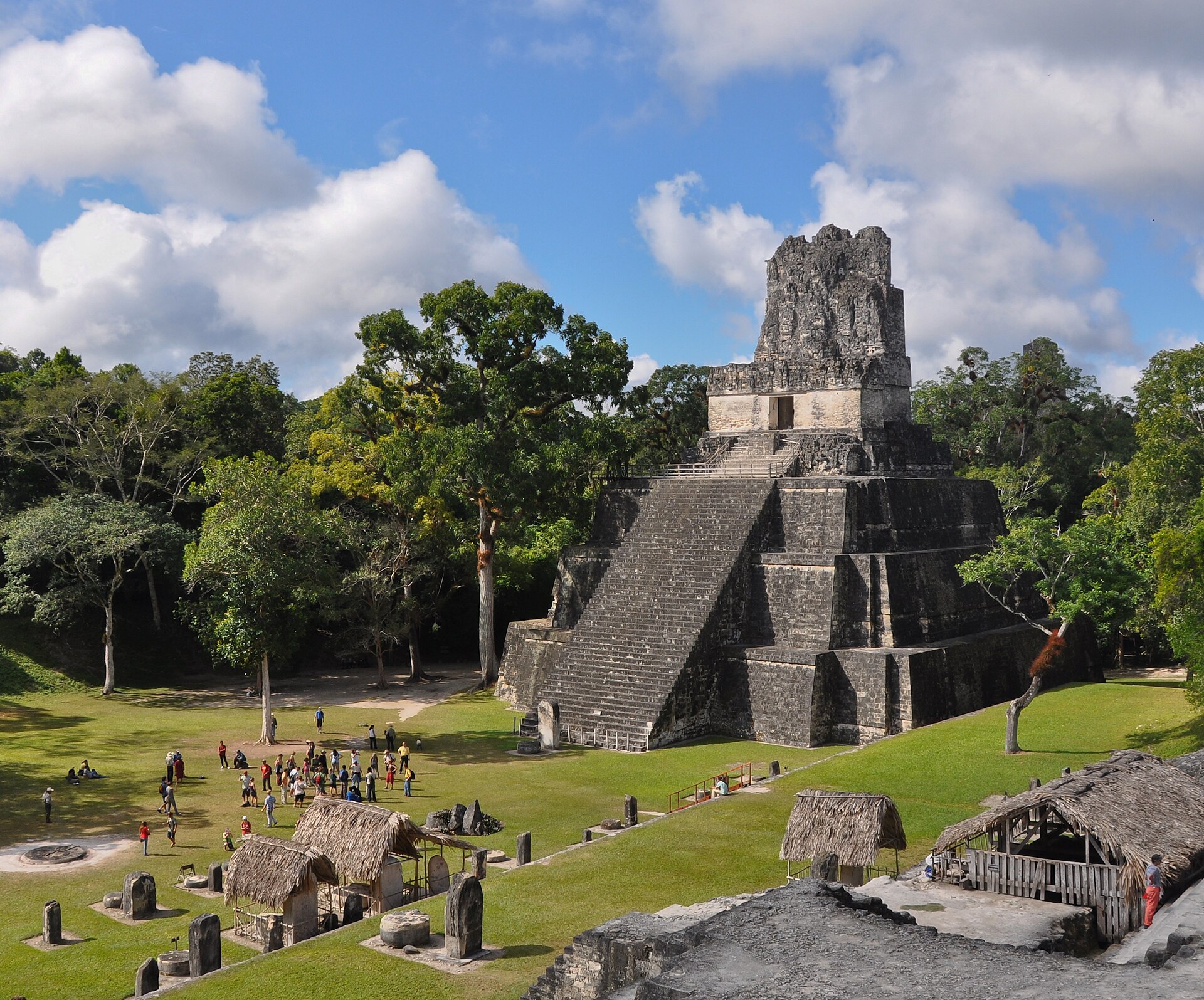 Maya-Tempel in Tikal, Guatemala